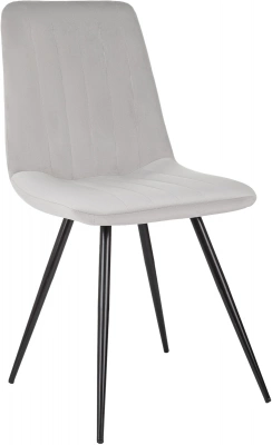 Стул для дома Бюрократ CH-K6_4 комплект 4шт св.серый Holland 09 металл черный на ножках (CH-K6_1/HL09_4), купить в Сыктывкаре