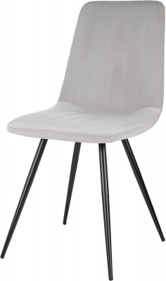 Стул для дома Бюрократ CH-K6_4 комплект 4шт св.серый Holland 09 металл черный на ножках (CH-K6_1/HL09_4), купить в Сыктывкаре