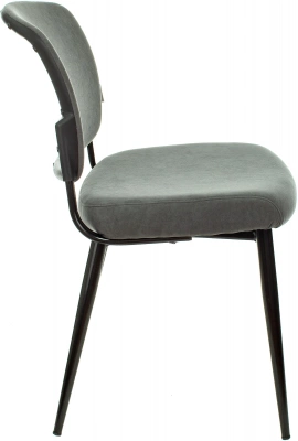 Стул для дома Бюрократ CH-K8 серый Alfa 44 металл черный на ножках (CH-K8_1/GREY), купить в Сыктывкаре