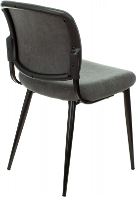 Стул для дома Бюрократ CH-K8 серый Alfa 44 металл черный на ножках (CH-K8_1/GREY), купить в Сыктывкаре