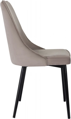 Стул для дома Бюрократ CH-K4 т.бежевый Holland 61 металл черный на ножках (CH-K4_1/HL61), купить в Сыктывкаре