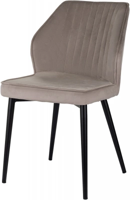 Стул для дома Бюрократ CH-K5_2 комплект 2шт т.бежевый Holland 61 металл черный на ножках (CH-K5_1/HL61_2), купить в Сыктывкаре