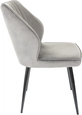 Стул для дома Бюрократ CH-K5 т.серый Holland 18 металл черный на ножках (CH-K5_1/HL18), купить в Сыктывкаре