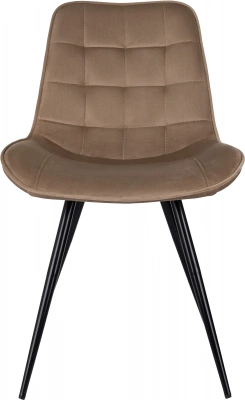 Стул для дома Бюрократ CH-K2_4 комплект 4шт св.коричневый Holland 65 металл черный на ножках (CH-K2_1/HL65_4), купить в Сыктывкаре