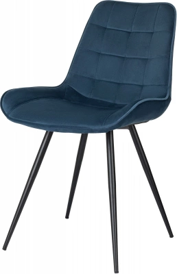 Стул для дома Бюрократ CH-K2 синий Holland 58 металл черный на ножках (CH-K2_1/HL58), купить в Сыктывкаре