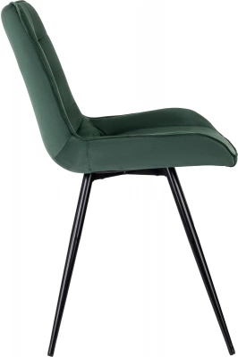 Стул для дома Бюрократ CH-K2 зеленый Holland 30 металл черный на ножках (CH-K2_1/HL30), купить в Сыктывкаре