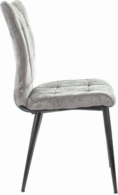 Стул для дома Бюрократ CH-K10 серый Light 19 металл черный на ножках (CH-K10_1/LT19), купить в Сыктывкаре