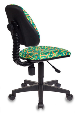 Кресло детское Бюрократ KD-4 зеленый карандаши крестов. пластик, купить в Сыктывкаре