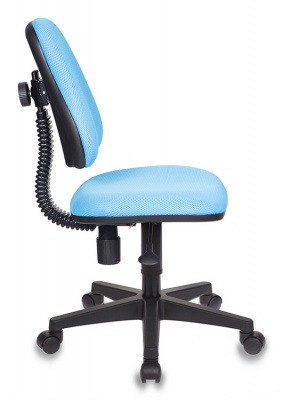 Кресло детское Бюрократ KD-4 голубой TW-55 крестов. пластик, купить в Сыктывкаре