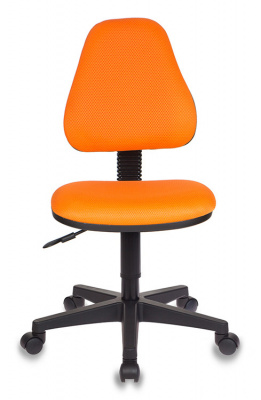 Кресло детское Бюрократ KD-4 оранжевый TW-96-1 крестов. пластик, купить в Сыктывкаре