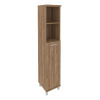 First Шкаф высокий узкий левый KSU-1.6 (L) Дуб Табак 401*432*2060