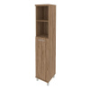 First Шкаф высокий узкий правы KSU-1.6 (R) Дуб Табак 401*432*2060