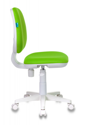 Кресло детское Бюрократ CH-W213 салатовый TW-18 крестов. пластик пластик белый — фото, характеристики, наличие в Сыктывкаре