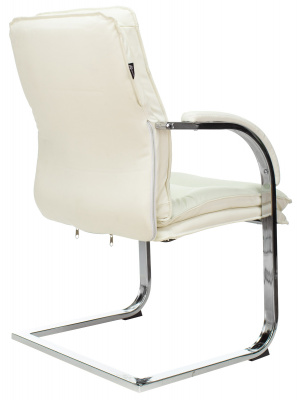 Кресло Бюрократ T-9927SL-LOW-V слоновая кость кожа низк.спин. полозья металл хром — фото, характеристики, наличие в Сыктывкаре