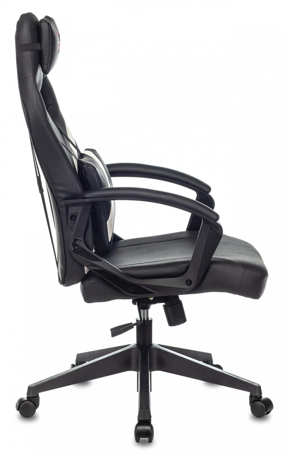 Кресло игровое Zombie Driver черный/белый экокожа с подголов. крестов. пластик — фото, характеристики, наличие в Сыктывкаре