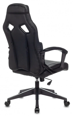 Кресло игровое Zombie Driver черный/белый экокожа с подголов. крестов. пластик — фото, характеристики, наличие в Сыктывкаре