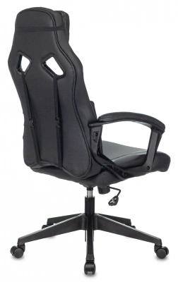 Кресло игровое Zombie Driver черный/голубой экокожа с подголов. крестов. пластик — фото, характеристики, наличие в Сыктывкаре