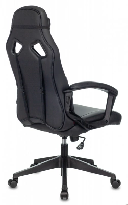 Кресло игровое Zombie Driver черный/красный экокожа с подголов. крестов. пластик — фото, характеристики, наличие в Сыктывкаре