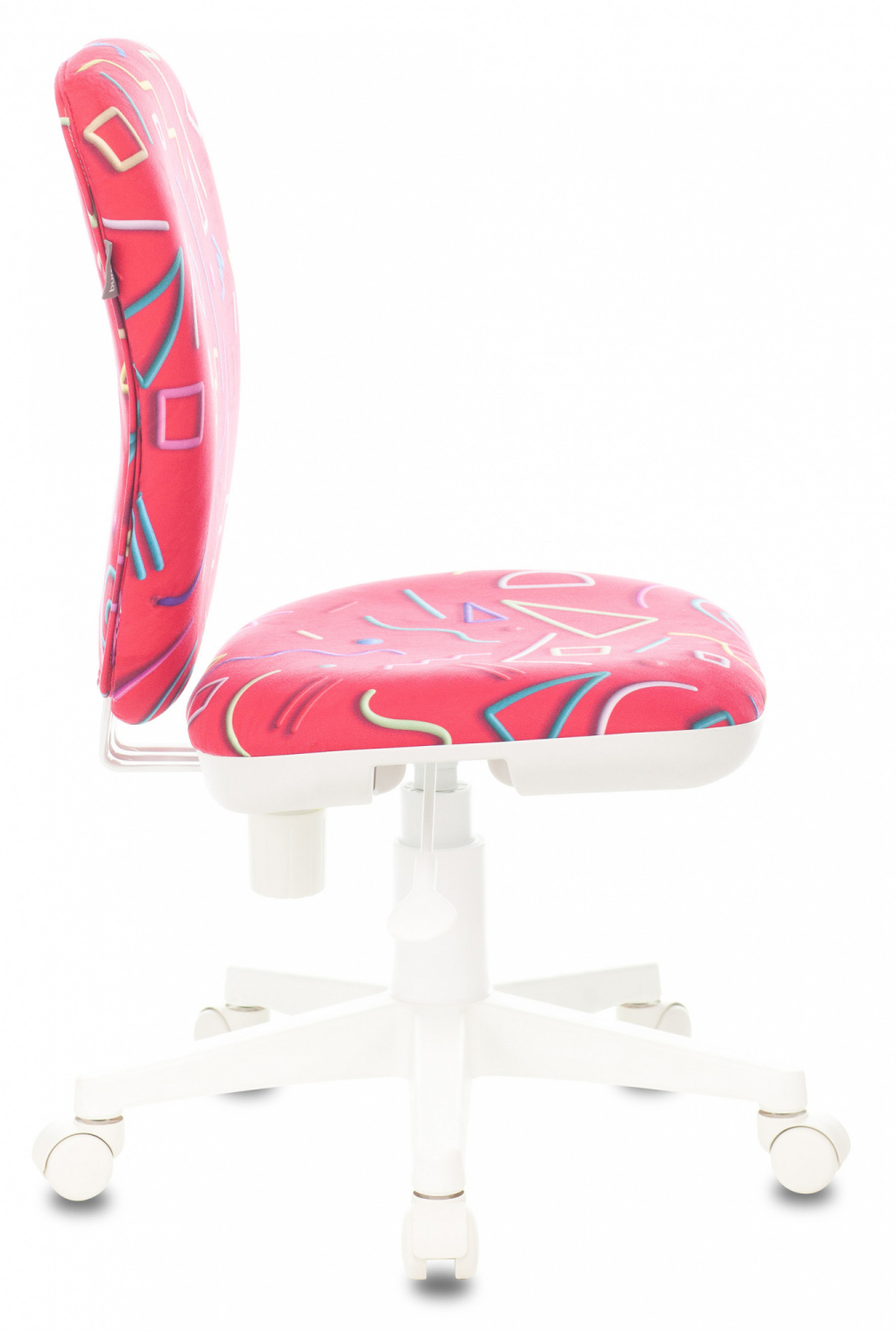 Кресло детское Бюрократ KD-W10 малиновый Sticks 05 крестов. пластик пластик белый — фото, характеристики, наличие в Сыктывкаре