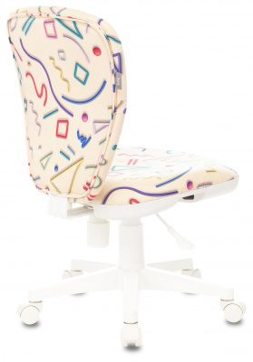 Кресло детское Бюрократ KD-W10 песочный Sticks 02 крестов. пластик пластик белый — фото, характеристики, наличие в Сыктывкаре