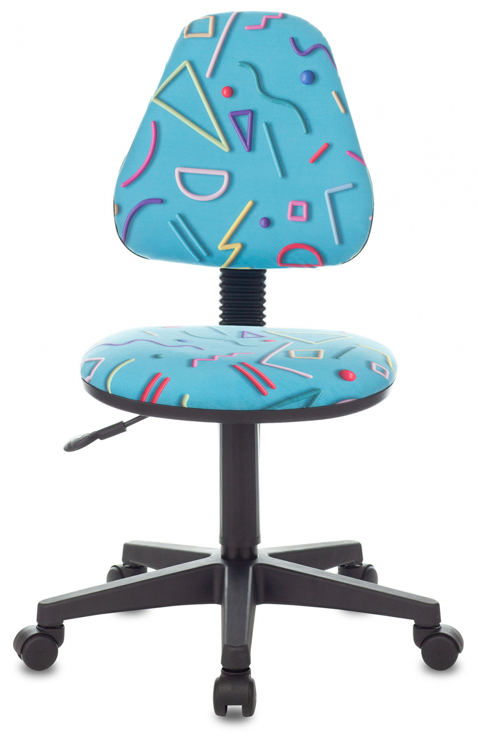 Кресло детское Бюрократ KD-4 голубой Sticks 06 крестов. пластик — фото, характеристики, наличие в Сыктывкаре