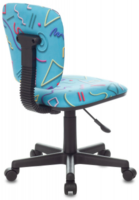 Кресло детское Бюрократ CH-204NX голубой Sticks 06 крестов. пластик — фото, характеристики, наличие в Сыктывкаре