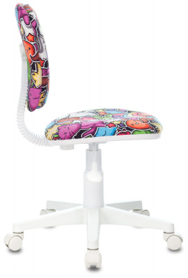 Кресло детское Бюрократ CH-W204NX мультиколор маскарад крестов. пластик пластик белый — фото, характеристики, наличие в Сыктывкаре
