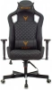 Кресло игровое Knight Outrider черный ромбик экокожа с подголов. крестов. металл — фото, характеристики, наличие в Сыктывкаре
