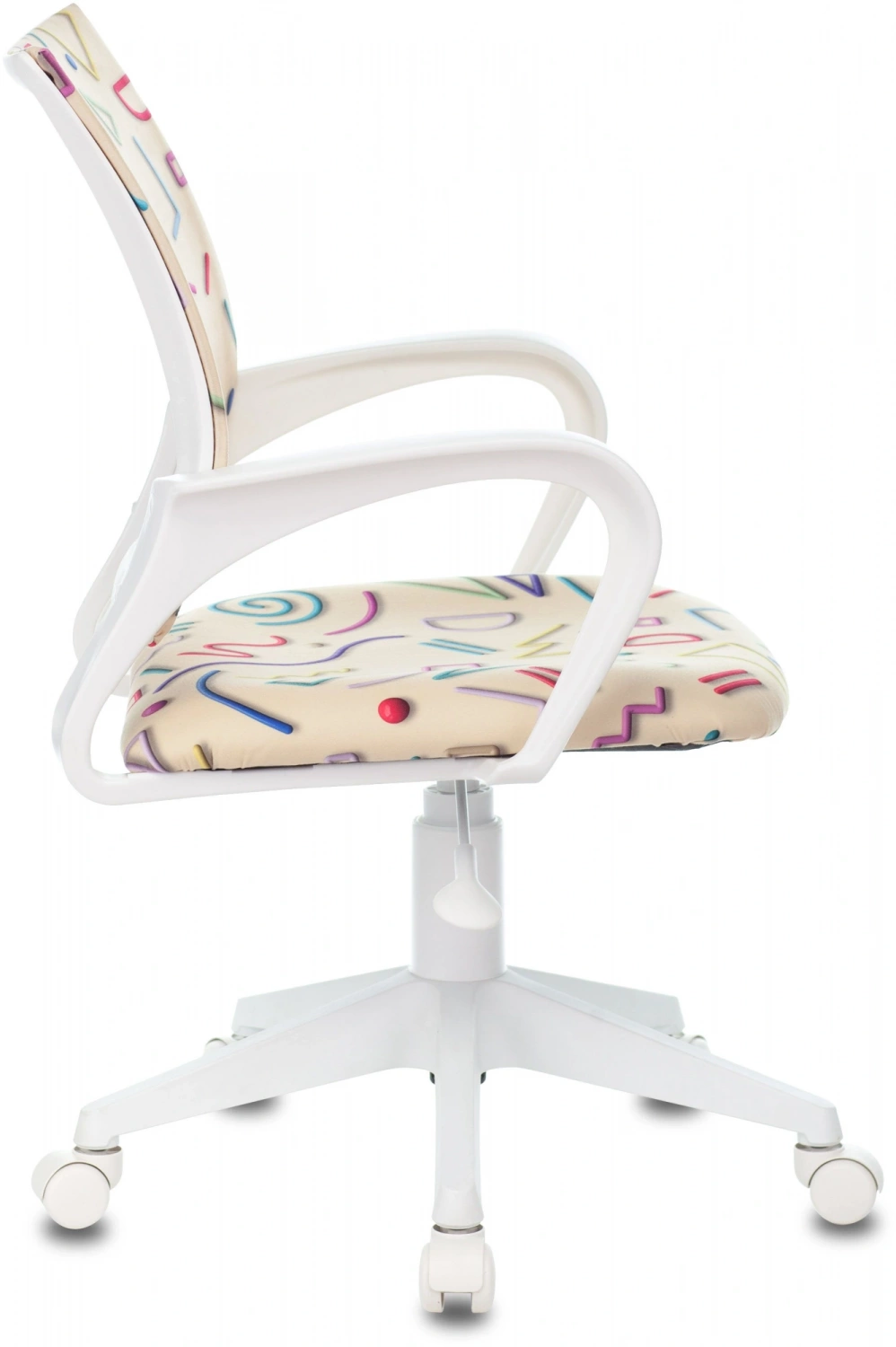 Кресло детское Бюрократ BUROKIDS 1 W песочный Sticks 02 крестов. пластик пластик белый — фото, характеристики, наличие в Сыктывкаре