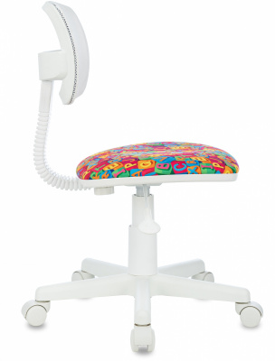 Кресло детское Бюрократ CH-W299 белый TW-15 сиденье мультиколор алфавит сетка/ткань крестов. пластик пластик белый — фото, характеристики, наличие в Сыктывкаре