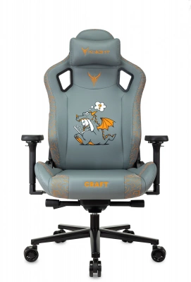 Кресло игровое Knight Craft Dragon серый экокожа крестов. металл — фото, характеристики, наличие в Сыктывкаре