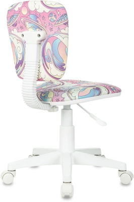 Кресло детское Бюрократ CH-W204NX мультиколор луна розовая крестов. пластик пластик белый — фото, характеристики, наличие в Сыктывкаре