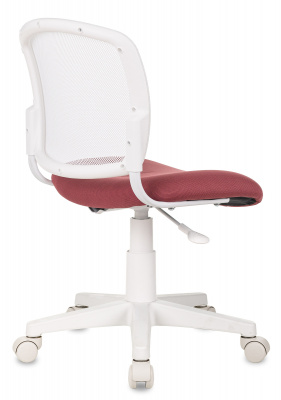 Кресло детское Бюрократ CH-W296NX белый TW-15 сиденье розовый 26-31 сетка/ткань крестов. пластик пластик белый — фото, характеристики, наличие в Сыктывкаре