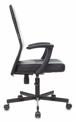 Кресло Бюрократ CH-605 черный экокожа крестов. металл черный — фото, характеристики, наличие в Сыктывкаре