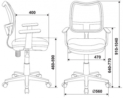 Кресло детское Бюрократ Ch-W797 салатовый TW-03A сиденье салатовый TW-18 сетка/ткань крестов. пластик пластик белый — фото, характеристики, наличие в Сыктывкаре