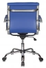 Кресло руководителя Бюрократ CH-993-Low синий экокожа низк.спин. крестов. металл хром — фото, характеристики, наличие в Сыктывкаре