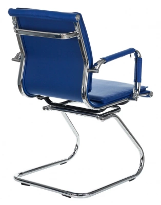 Кресло Бюрократ CH-993-Low-V синий экокожа низк.спин. полозья металл хром — фото, характеристики, наличие в Сыктывкаре