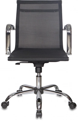Кресло руководителя Бюрократ CH-993-Low черный M01 сетка низк.спин. крестов. металл хром — фото, характеристики, наличие в Сыктывкаре
