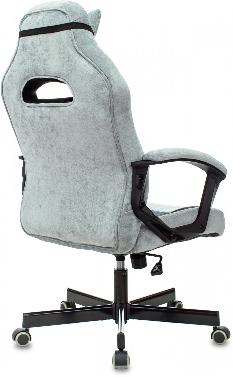 Кресло игровое Zombie VIKING 6 KNIGHT Fabric голубой с подголов. крестов. металл — фото, характеристики, наличие в Сыктывкаре