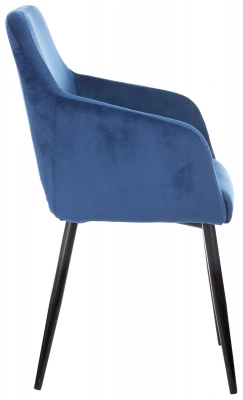 Кресло Бюрократ CH-380F сапфировый Italia 17 на ножках металл черный — фото, характеристики, наличие в Сыктывкаре