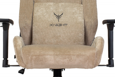 Кресло игровое Knight N1 Fabric бежевый Light-21 с подголов. крестов. металл — фото, характеристики, наличие в Сыктывкаре