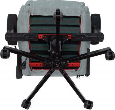 Кресло игровое Knight N1 Fabric серо-голубой Light-28 с подголов. крестов. металл — фото, характеристики, наличие в Сыктывкаре