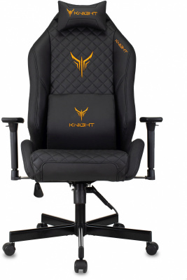 Кресло игровое Knight Rampart черный ромбик экокожа с подголов. крестов. металл — фото, характеристики, наличие в Сыктывкаре