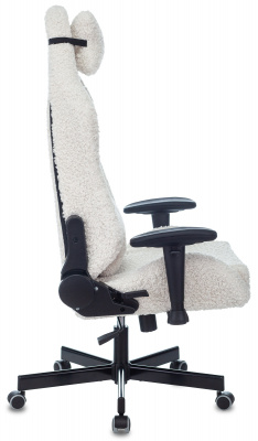 Кресло игровое Knight T1 молочный экомех с подголов. крестов. металл — фото, характеристики, наличие в Сыктывкаре