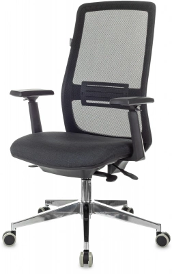 Кресло эргономичное Бюрократ MC-915 черный TW-01 38-418 сетка/ткань крестов. алюминий — фото, характеристики, наличие в Сыктывкаре