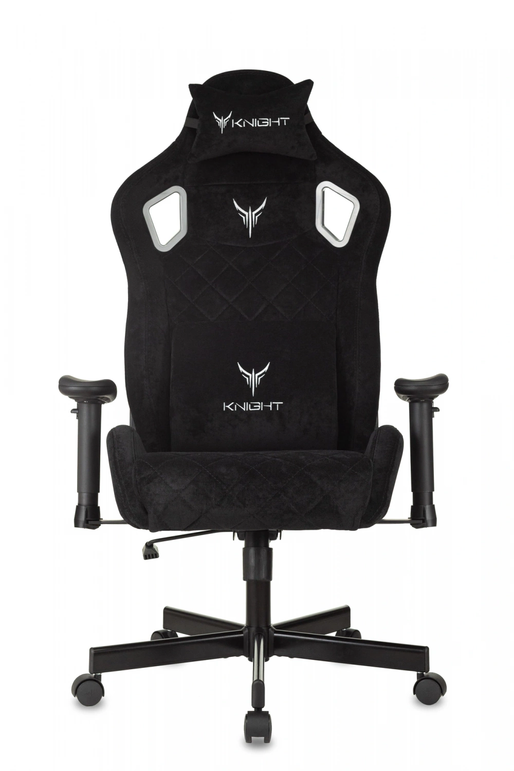 Кресло игровое Knight Outrider черный Light-20 с подголов. крестов. металл — фото, характеристики, наличие в Сыктывкаре
