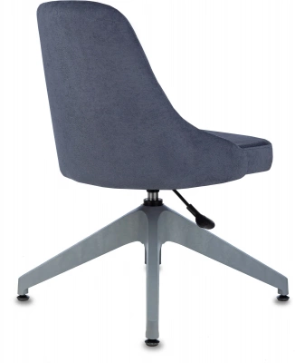 Кресло Бюрократ CH-340GLZ синий Light-27 крестов.4-луч. пластик пластик серый — фото, характеристики, наличие в Сыктывкаре