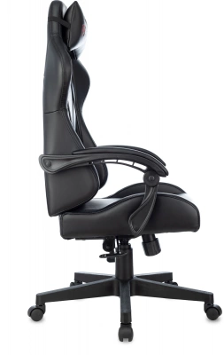 Кресло игровое Zombie GAME TETRA черный/карбон экокожа крестов. пластик — фото, характеристики, наличие в Сыктывкаре