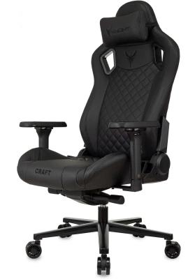 Кресло игровое Knight Craft черный экокожа с подголов. крестов. металл — фото, характеристики, наличие в Сыктывкаре