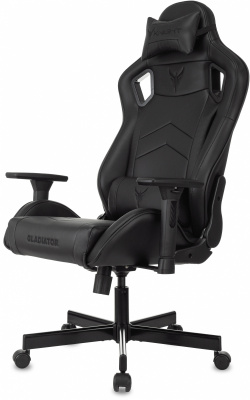 Кресло игровое Knight Gladiator черный экокожа с подголов. крестов. металл — фото, характеристики, наличие в Сыктывкаре